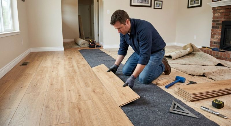 Laminate Floor Remodeling in Germantown, MD