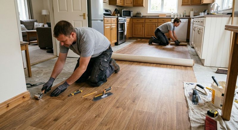 Linoleum Floor Installation in Germantown, MD