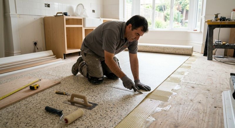 Linoleum Floor Installation in Sandy Spring, MD