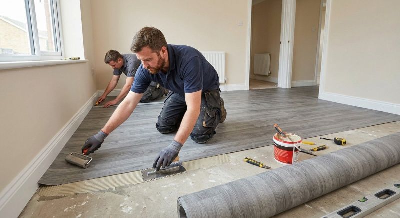 Sheet Flooring Installation in Great Falls, VA
