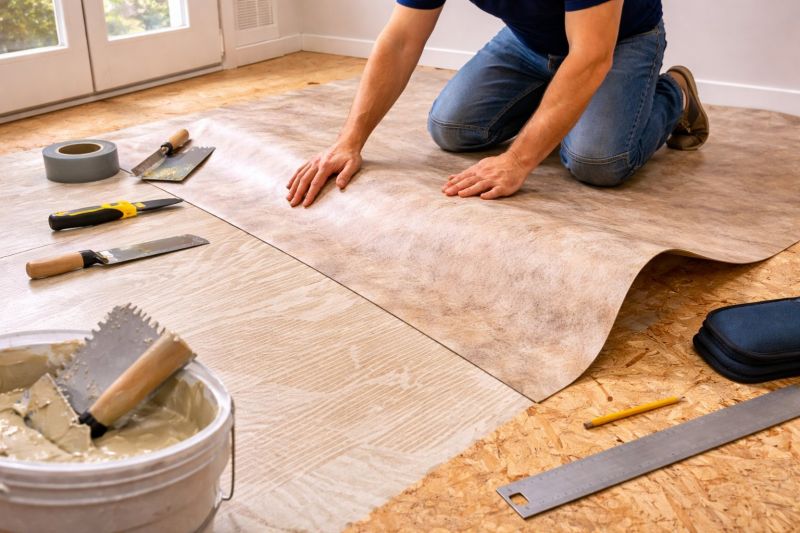 Sheet Vinyl Installation in Chantilly, VA