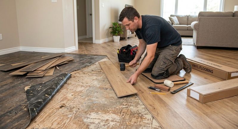 Vinyl Flooring Installation in Chevy Chase, MD
