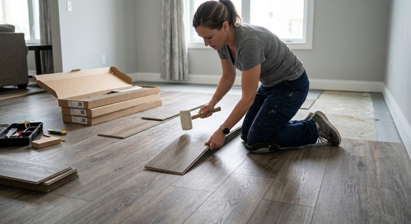 Vinyl Plank Floor Installation in Germantown, MD