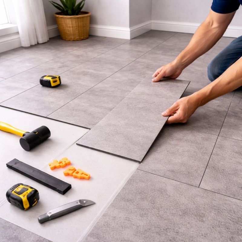 Vinyl Tile Installation in Germantown, MD