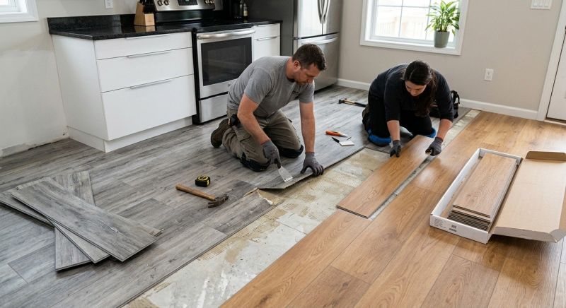 Vinyl Tile Replacement in Germantown, MD